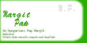 margit pap business card